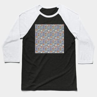 Fish Pattern Baseball T-Shirt